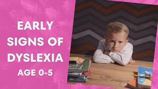 Early Symptoms of Dyslexia Ages 05 [upl. by Griffie]