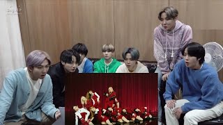 BTS Reaction to TWICE 「Perfect World」 Music Video [upl. by Romanas]