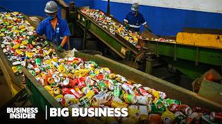 Why The US Loses 800M A Year In Unrecycled Aluminum Cans  Big Business  Business Insider [upl. by Ylimme]