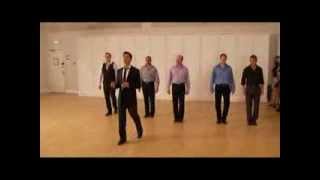 Basic Ballroom FOXTROT dance Mens timing steps featBrian Fortuna 2 of 3 [upl. by Atsyrt]