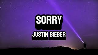 Justin Bieber  Sorry Lyrics [upl. by Lori]