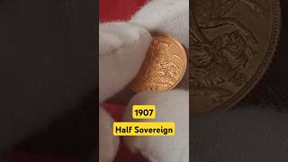 1908 Half Sovereign Edward VII coins gold sovereign [upl. by Rekrap]