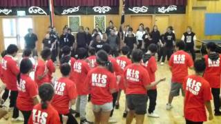 Kawerau Intermediate World Cup Rugby 2011 Tongan Vs All Blacks Haka [upl. by Redman9]