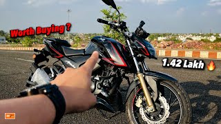 TVS Apache RTR 200 4V 2023 New model Review  SR Motoworld [upl. by Eberta]