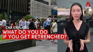 What to do if you get retrenched  CNA Explains [upl. by Heffron]