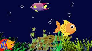 Calming Undersea Animation fish Lullaby Bedtime Lullabies for baby sleep music fish lullaby 9 [upl. by Rourke991]