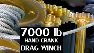 DIY Hand Crank Tow Winch 35 Ebay winch mod [upl. by Anitsuj489]