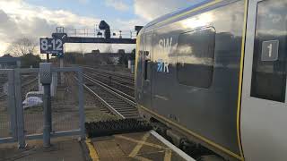 SWR Class 450 departing Surbiton [upl. by Liahcim]