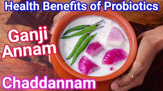 Fermented Curd Rice  Ganji Annam with Natural Probiotics for Gut Health  Healthy Chaddannam [upl. by Irallih]