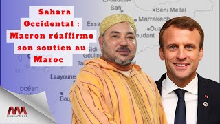 Sahara Occidental  Macron réaffirme son soutien au Maroc [upl. by Ollehcram]