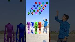 red green blue amp purple alien dancing and deepu sakha Correct headmatching gameMagical video funy [upl. by Oterol]