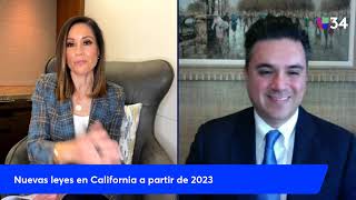 EN VIVO  Nuevas leyes en California a partir de 2023 [upl. by Marty]