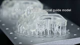 D158 dental 3D Printer for surgical guide model [upl. by Berghoff]