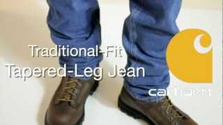 B18 Carhartt TraditionalFit TaperedLeg Jean [upl. by Middlesworth]