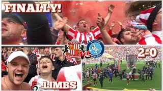 Sunderland vs Wycombe 20 THE DAY SUNDERLAND FINALLY GET OUT OF LEAGUE ONE [upl. by Imas]