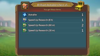 LORDS MOBILE  Brilliant Astralite Chest Review [upl. by Leund]