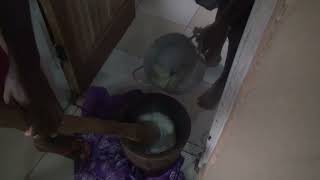 See how to make pounded yam [upl. by Animsaj966]