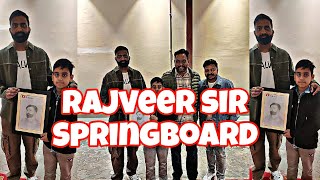 Rajveer sir se hui mulakat🙏 rajveersir springboard springboardjaipur rajveershishodia ytviral [upl. by Yggep]