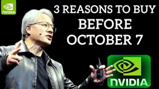 3 Reasons to Buy Nvidia Stock Before October 7  AI Summit amp Blackwell Chips [upl. by Zach]