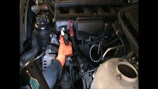 BMW e39 5 series 525 2001 oil separator crankcase ventilation valve removal and replacement [upl. by Esinev539]