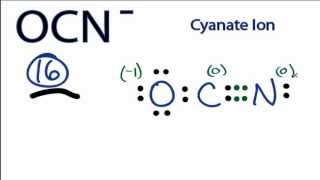 OCN Lewis Structure How to Draw the Lewis Structure for OCN [upl. by Marte]