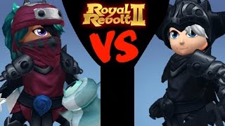 ROYAL REVOLT 2  TOP 1 vs TOP 2 PLAYER IN THE WORLD [upl. by Wilkie135]