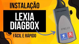 Instalação Software Scanner Lexia Diagbox  Download Diagbox Lexia  Scanner Peugeot Citroen PSA [upl. by Tammy]