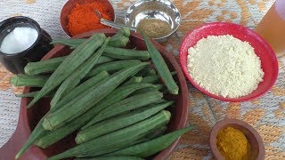 village style Cooking vendakka pachadi  vendakka thairu pachadi Cooking By Village food Recipes [upl. by Kesia]