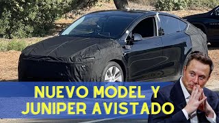 NUEVO TESLA MODEL Y JUNIPER AVISTADO [upl. by Oiramej903]