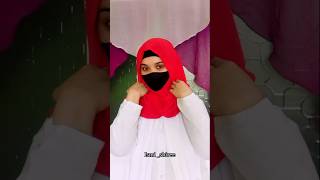 Pinless Hijab Style  Easy Without Pin Hijab Tutorial shorts [upl. by Eittam407]