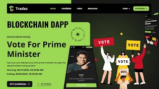 Build amp Deploy Your First Decentralised Election Voting DApp  Solidity Nextjs Hardhat  Web3 [upl. by Enilatan]