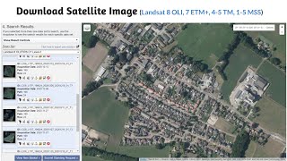 How to Download Satellite Image Landsat 8 OLI 7 ETM 45 TM 15 MSS [upl. by Yenial]