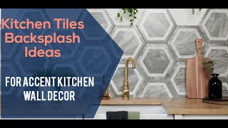 Kitchen Tiles Backsplash Ideas  How to decor Kitchen Wall with Tiles  Home Decor Ideas [upl. by Aunson401]