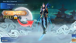 SECRET TO GET LING COLLECTOR SKIN FOR FREE IN 2024  THANKS MLBB [upl. by Hudgens969]