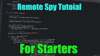 Remote Spy Tutorial [upl. by Aspasia]