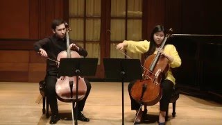 Barriere Sonata for two cellos in G Major  Oliver Herbert and SangEun Lee [upl. by Isoj]