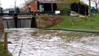 12of17 Chelmer and Blackwater Navigation Paper Mill Lock and weir [upl. by Shrier]