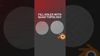 How To Fill Hole With Good Topology in Blender [upl. by Katleen926]