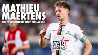 MATHIEU MAERTENS 200 wedstrijden voor OH Leuven [upl. by Rafat]