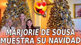 😍🎄Marjorie de Sousa muestra la DECORACIÓN NAVIDEÑA de su HOGAR [upl. by Clintock]