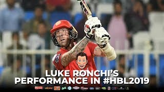 Luke Ronchis Performance in HBLPSL 2019 [upl. by Komara]