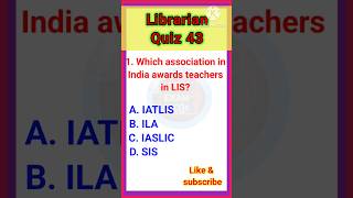 Library and Information Science MCQs for All Exams shorts [upl. by Rowney]