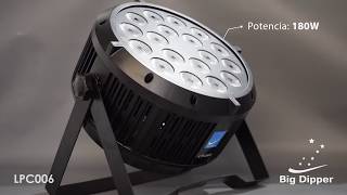 Led Par 18x10 6 en 1  LPC006 [upl. by Ahsac470]