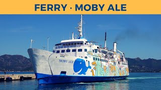 Arrival of ferry MOBY ALE in Portoferraio Moby Lines [upl. by Swope]