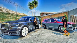 Chrome Hearts x Drake Rolls Royce Cullinan in GTA 5 Lets Go to Work GTA 5 Mods IRL 4K [upl. by Emiolhs]