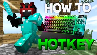 How To Hotkey for Minecraft PvP [upl. by Inalel]