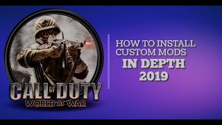 How To Install Custom Zombie Mods Call Of Duty WaW In Depth 2021 ☑️ [upl. by Aerised]