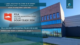 Lekkoatletyka  Halowe Mistrzostwa Polski U18 amp U20  Wrocław 2024  LIVE  Dzień 2 Sesja 1 [upl. by Matilda]