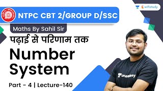 Number System  Lecture140  Maths  NTPC CBT 2Group DSSC CGL  wifistudy  Sahil Khandelwal [upl. by Hulbard]