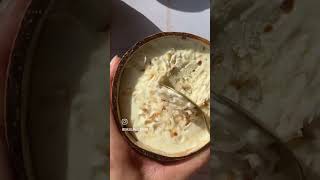 Helado de coco tips tipsdecocina tiktok recetasfaciles [upl. by Gerbold]